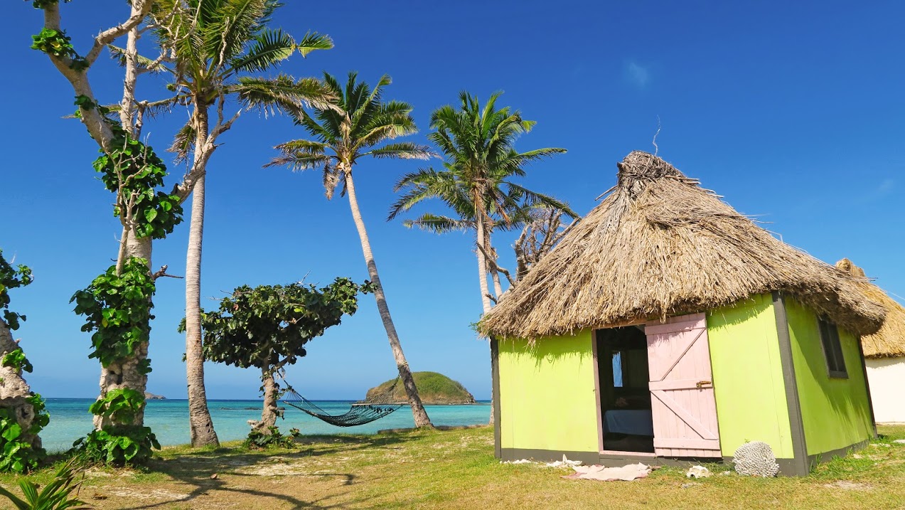 The coastal village cabanas
